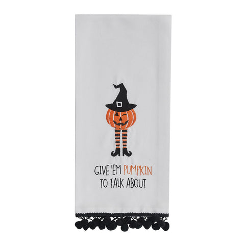 Give 'Em Pumpkin to Talk About Dishtowel