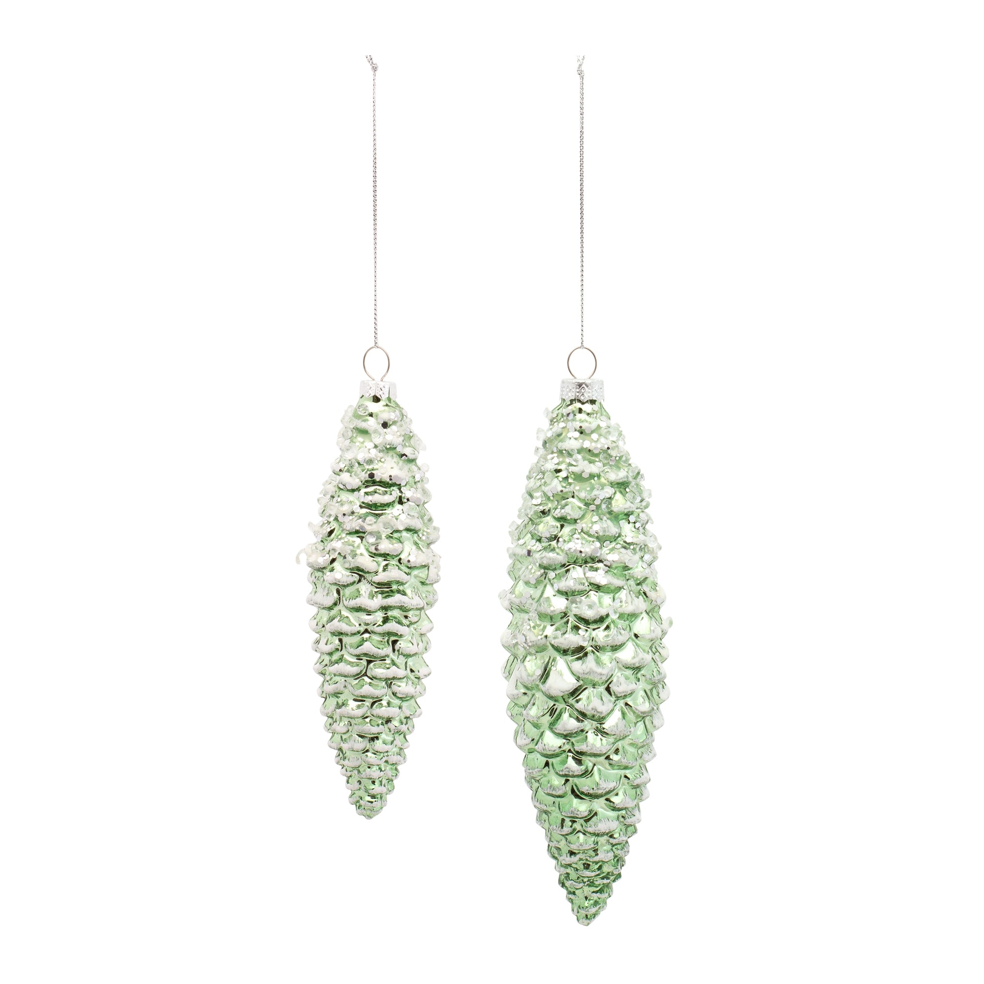 Green Pine Cone Ornament