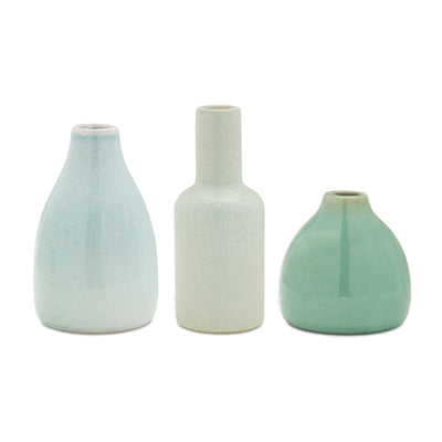 Glazed [shades of green] Vase (3 options)