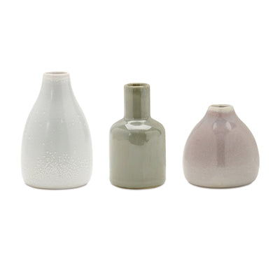 Glazed [neutral] Vase (3 options)