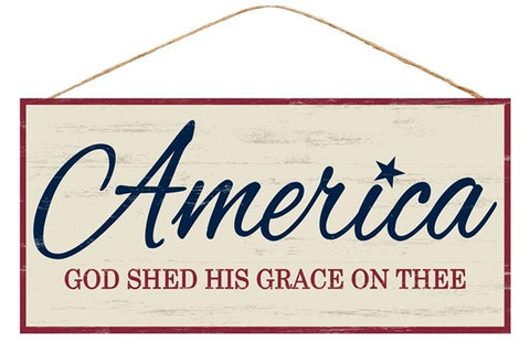 Wooden Americana Sign