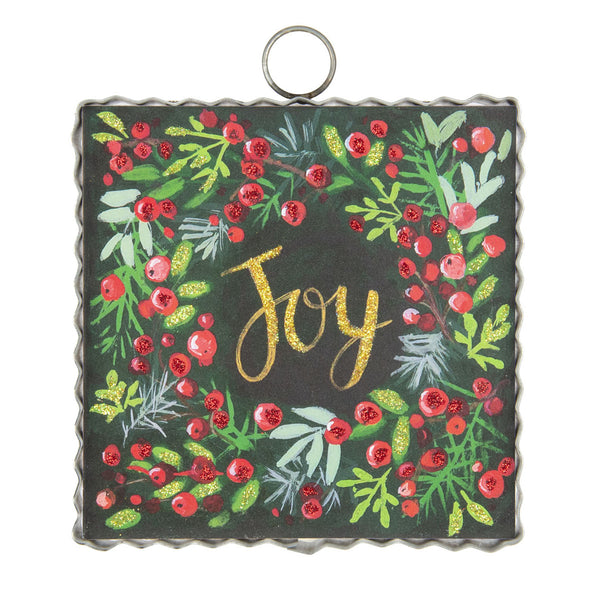 Mini “Joy” Wreath Gallery Print