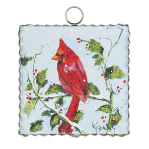 Cardinal & Snowy Branch Gallery Print