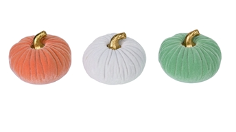 Resin Velvet Pumpkin