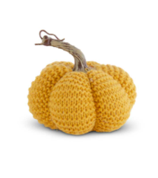 Knit Stuffed Pumpkin