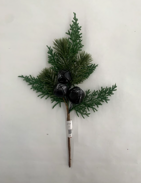 Frosted Pine with Jingle Bells