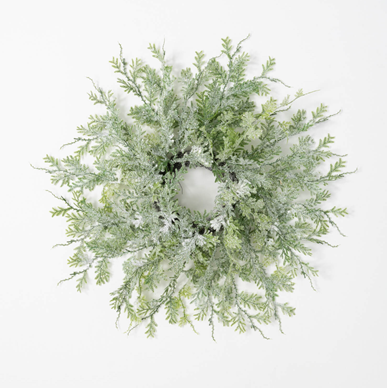 Frosted Fern/Cone Greenery Collection