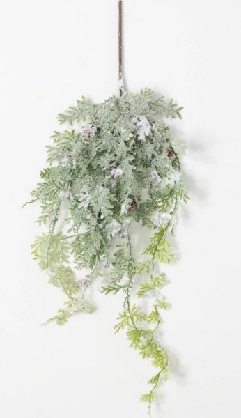 Frosted Fern/Cone Greenery Collection
