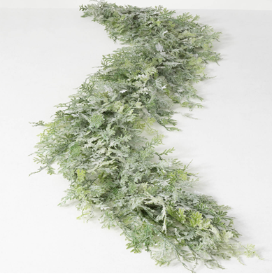 Frosted Fern/Cone Greenery Collection