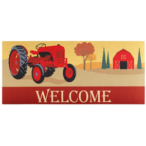 Welcome Red Tractor Outdoor Collection