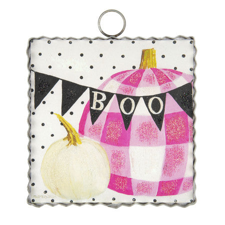 Mini Boo Banner Pumpkin Gallery Print
