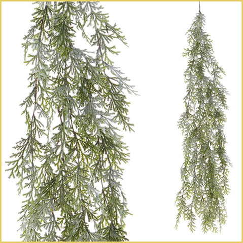 Iced Cedar Garland