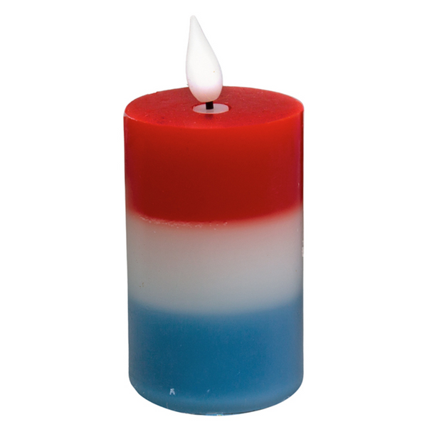 Tall Americana LED Votive (2 sizes)