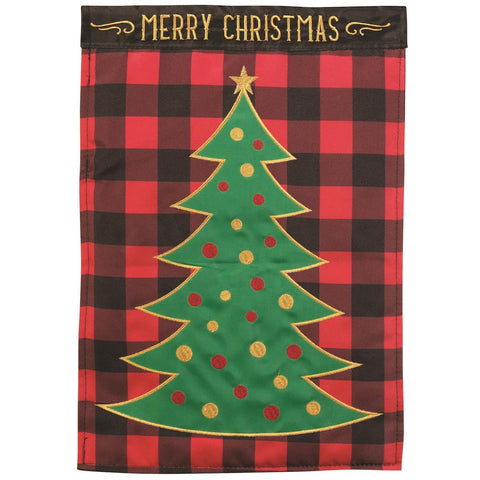 Tree Merry Christmas Flag