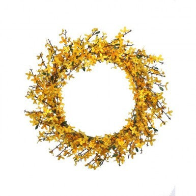 Golden Forsythia Wreath