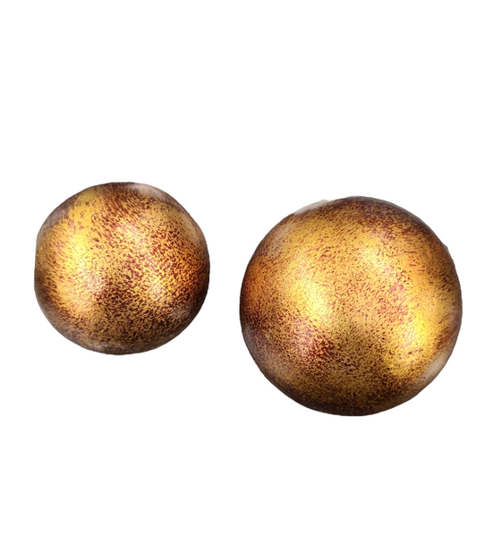 Antique Gold Ball Ornament (2 sizes)