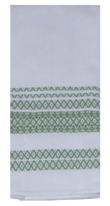 Diamond Design Terry Towels (Multiple Colors)