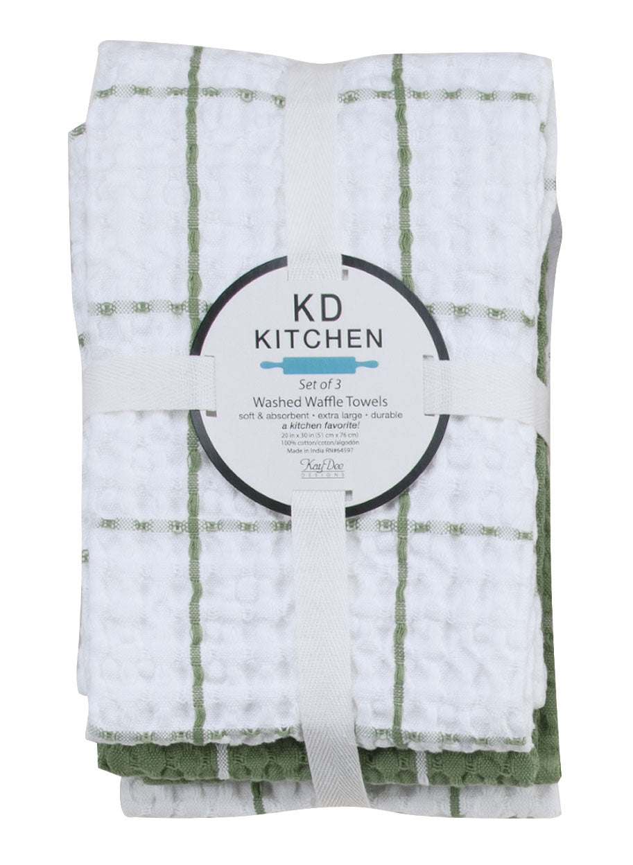 Waffle Knit Kitchen Towels (Multiple Colors) – Jentrie Home Decor Store