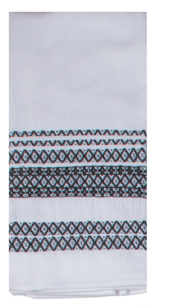Diamond Design Terry Towels (Multiple Colors)