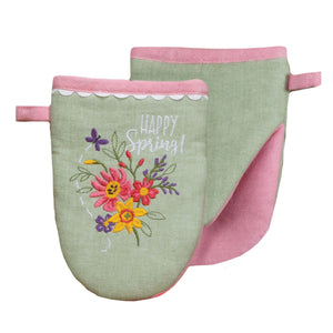 Spring Flower Kitchen Textile Collection