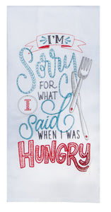 Sorry-Hungry Towel