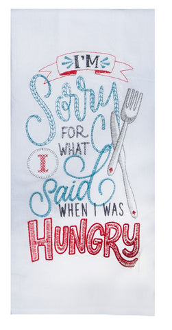 Sorry-Hungry Towel
