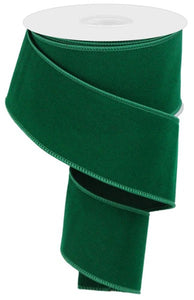 Emerald Green Velvet Ribbon
