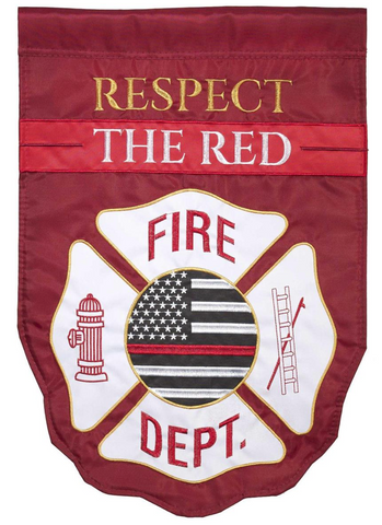 Respect the Red Firefighter Flag