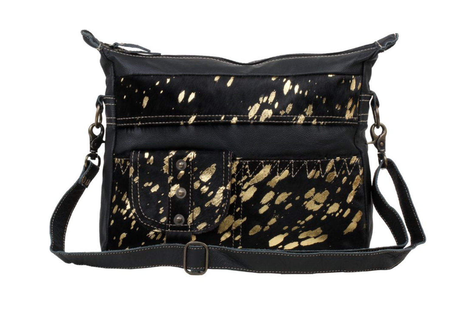 Modern Leather & Hairon Bag