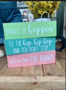 Easter Block Signs