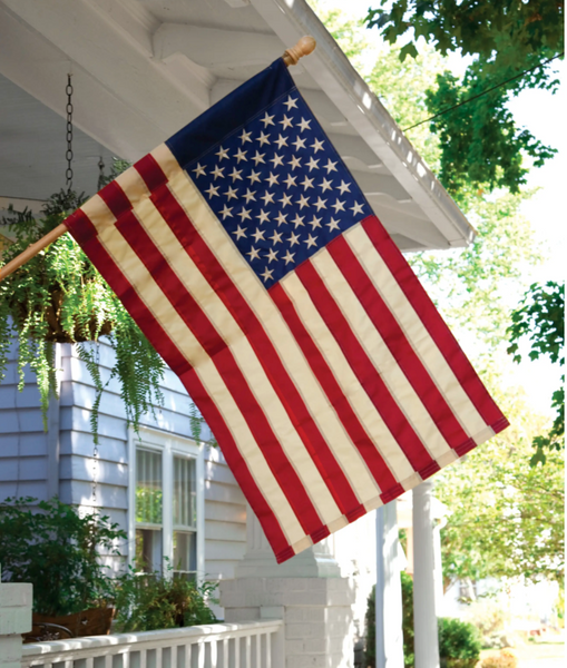 Tea Stained American Flag