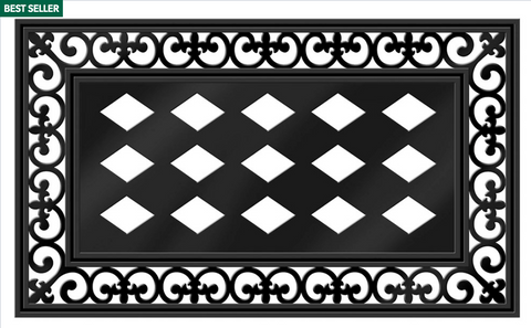 Fleur Scroll Mini Mat Tray