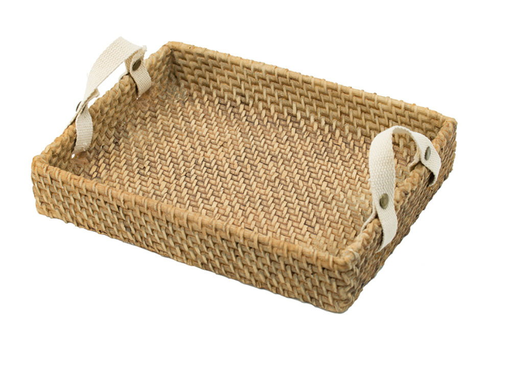Woven Weave Tray Cotton Handle