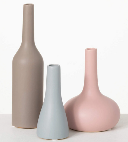 Mismatched Colorful Vases (Multiple Sizes/Styles)