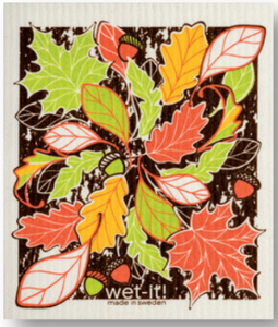 Beautiful Fall Swedish Dishcloth