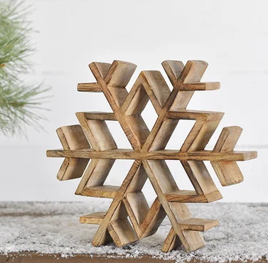 Wooden Snowflake