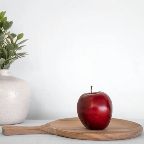 Natural Wooden Round Serving Tray (Two Sizes)