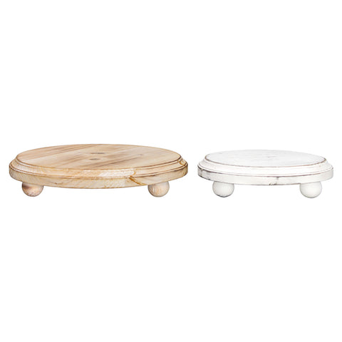 Simple Round Stand (Natural & White // 2 sizes)