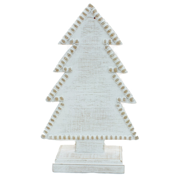 Whitewashed Cutout Tree