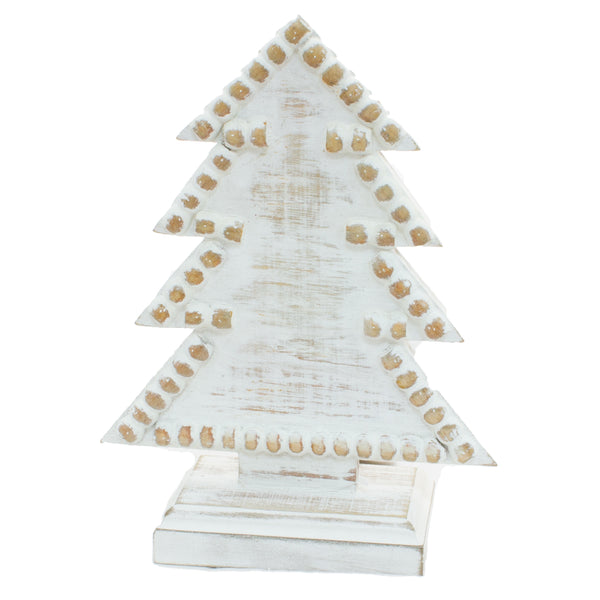 Whitewashed Cutout Tree