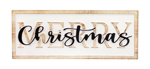 Merry Christmas Winter Sign (2 sizes)