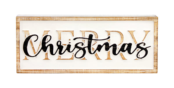 Merry Christmas Winter Sign (2 sizes)