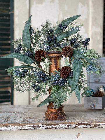 Peek of Blue Juniper Greenery Collection