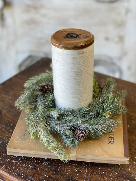 Frosted White Spruce Greenery Collection