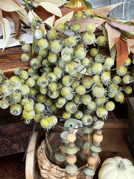 Sage Crabapple Spray
