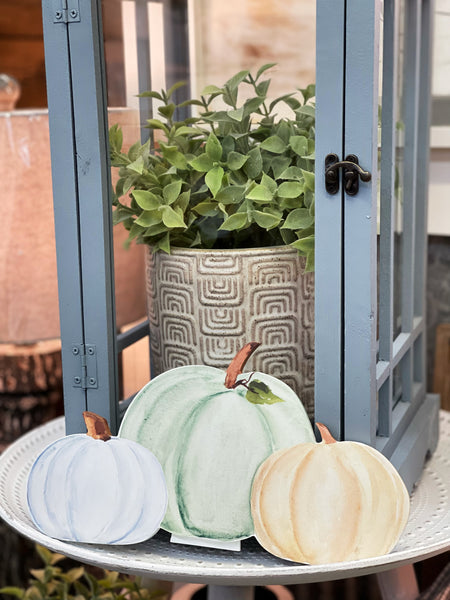 Pastel Pumpkin Trio Cutout