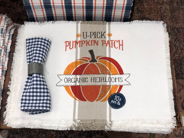 Pumpkin Patch Printed Placemat