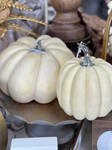 Cream Weathered Pumpkin (multiple sizes/colors)