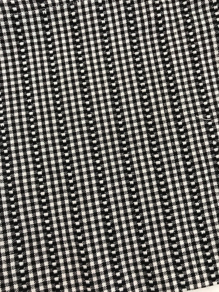 Black & White Gingham Cloth Napkin