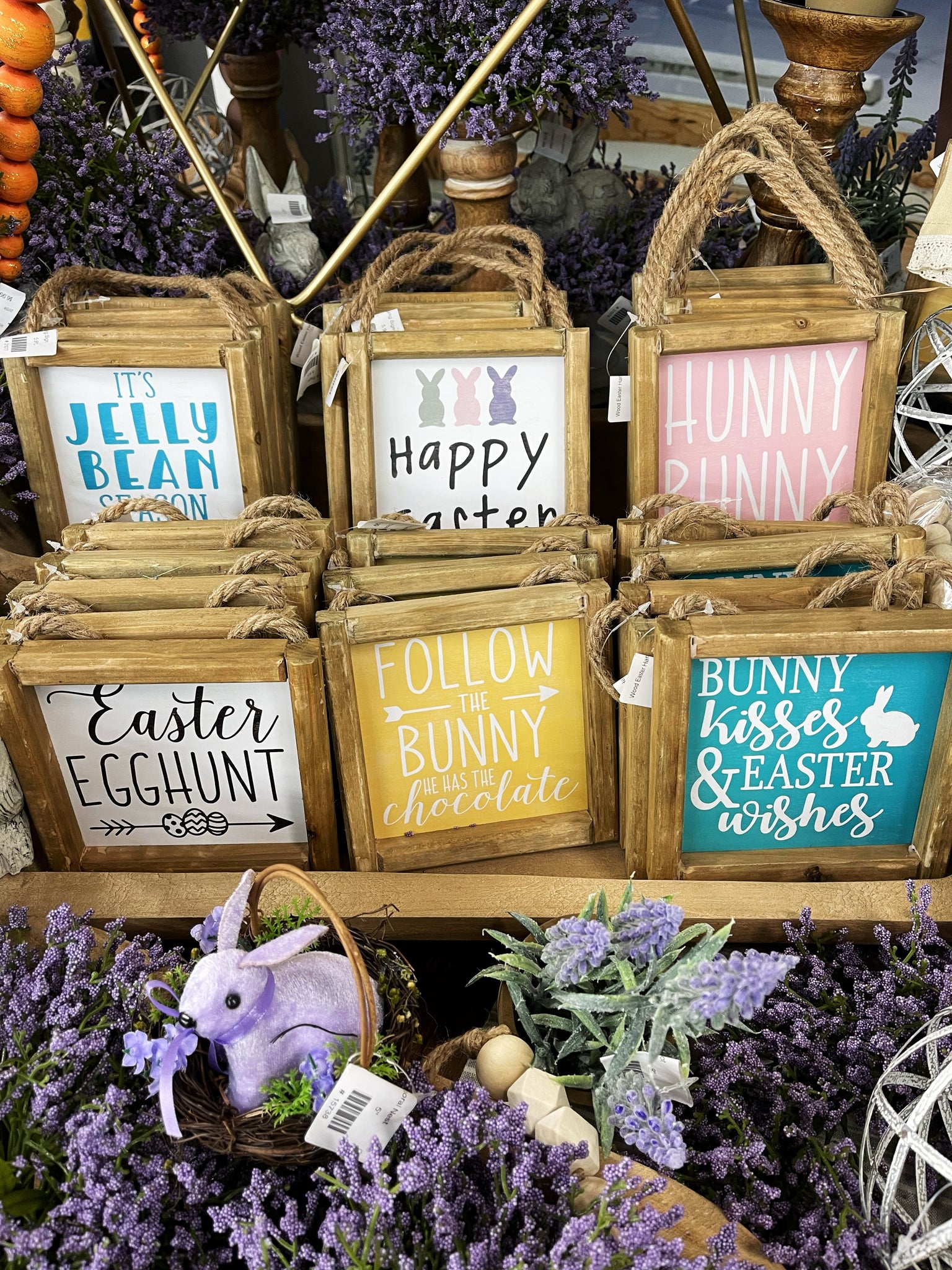Wooden Easter Hanging Sign (Multiple Styles)